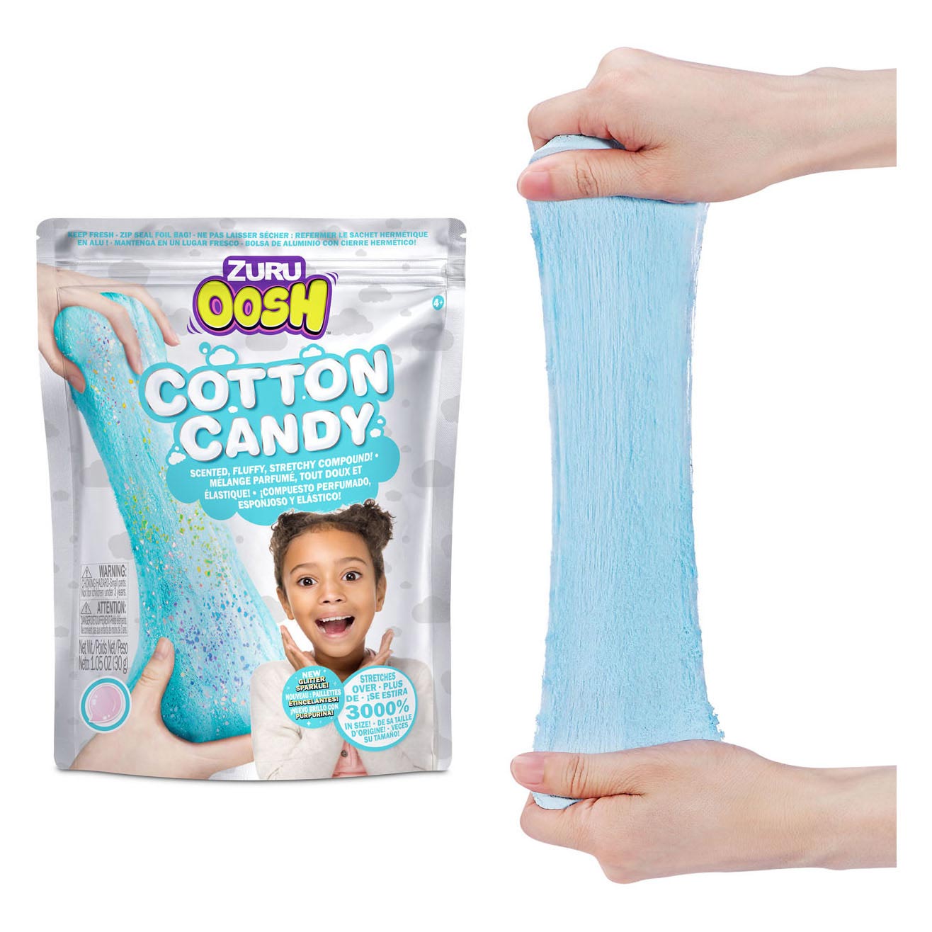 ZURU - ZURU - Oosh Cotton Candy suikerspingeur - assorti - Playlaan