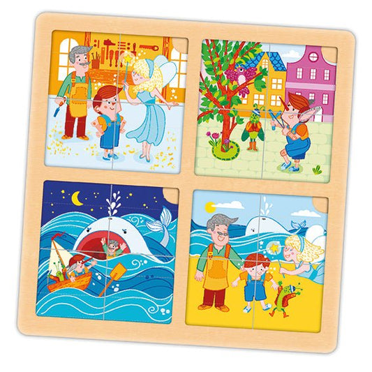 Akros - Set Of Puzzle-Sequences: Red Riding Hood And Pinoccio - Playlaan