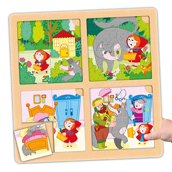 Akros - Set Of Puzzle-Sequences: Red Riding Hood And Pinoccio - Playlaan