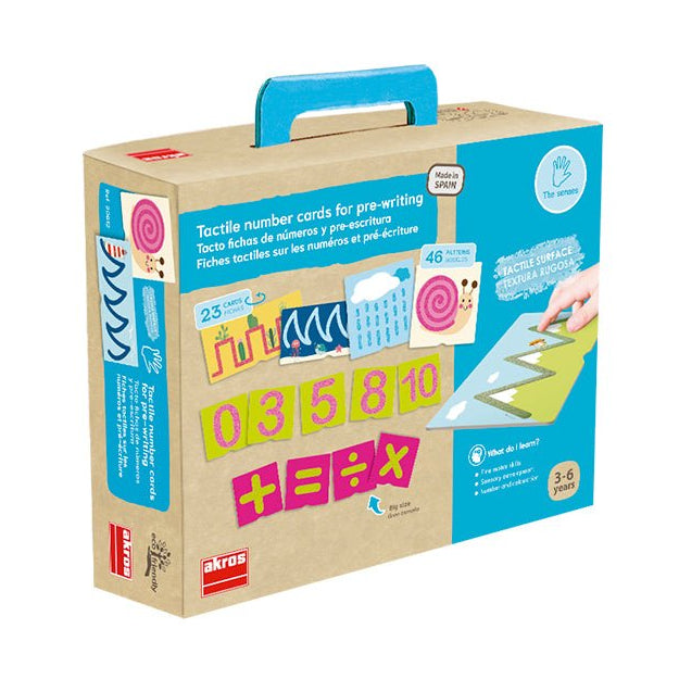 Akros - Tactile Numbers Cards And Prewritting - Playlaan