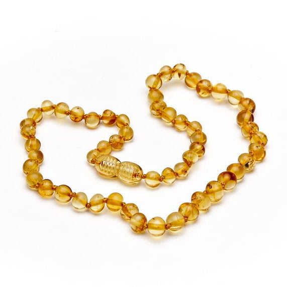 Amber Heart - Barnsteen tandjesketting baroque honey - Playlaan