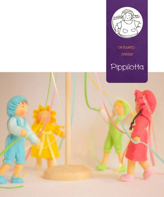 Atelier Pippilotta - Dansende Kinderen - DIY Knutselpakket - Playlaan