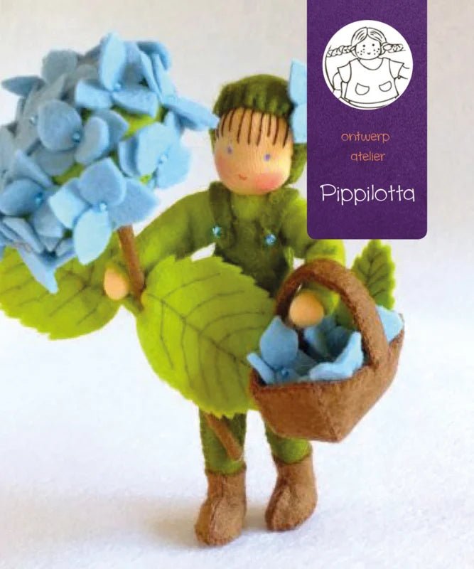 Atelier Pippilotta - Hortensia Bloemkind - DIY Knutselpakket - Playlaan