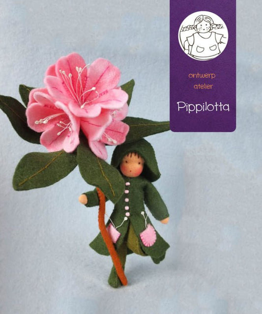Atelier Pippilotta - Rhododendron bloemenkind - DIY Knutselpakket - Playlaan