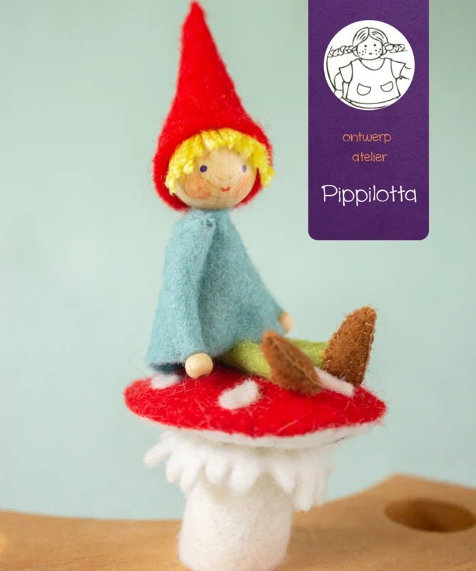 Atelier Pippilotta - Steker Paddenstoel - DIY Knutselpakket - Playlaan