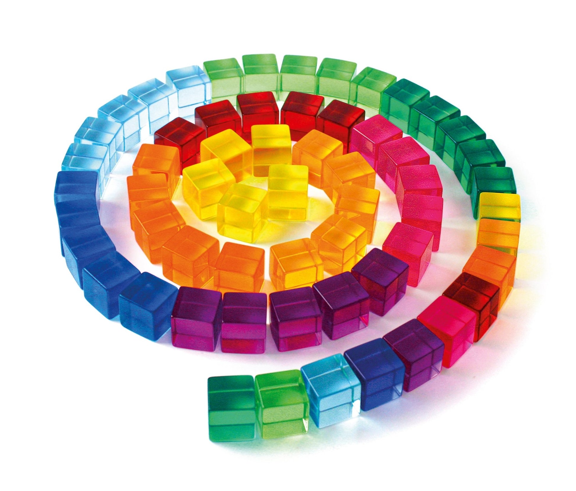 Bauspiel - Lucent Cubes 100 pieces - Playlaan