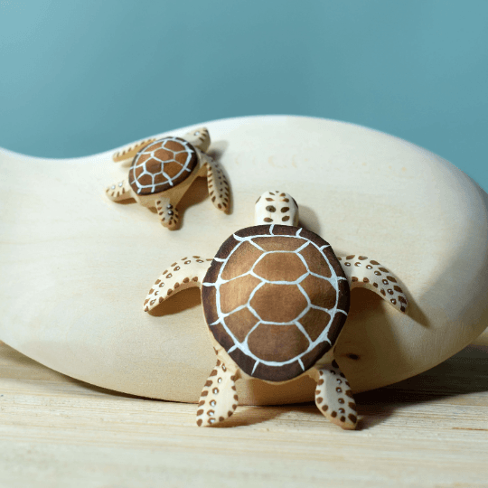 Bumbu Toys - Baby schildpad bruin - Playlaan