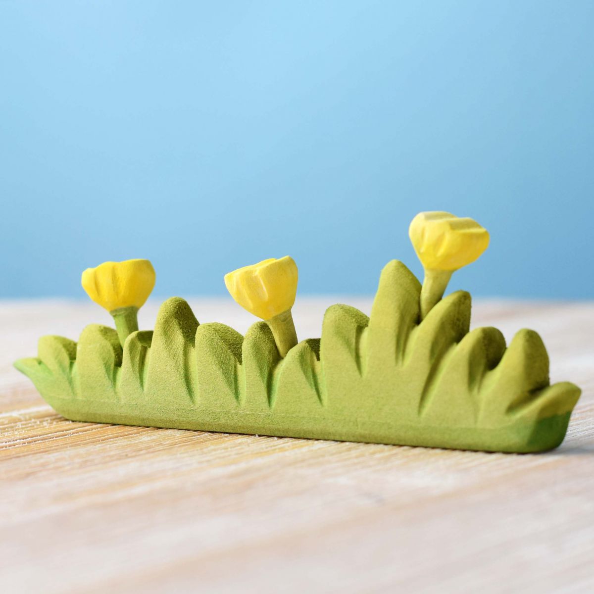 Bumbu Toys - Gras met gele bloemen groot - Playlaan