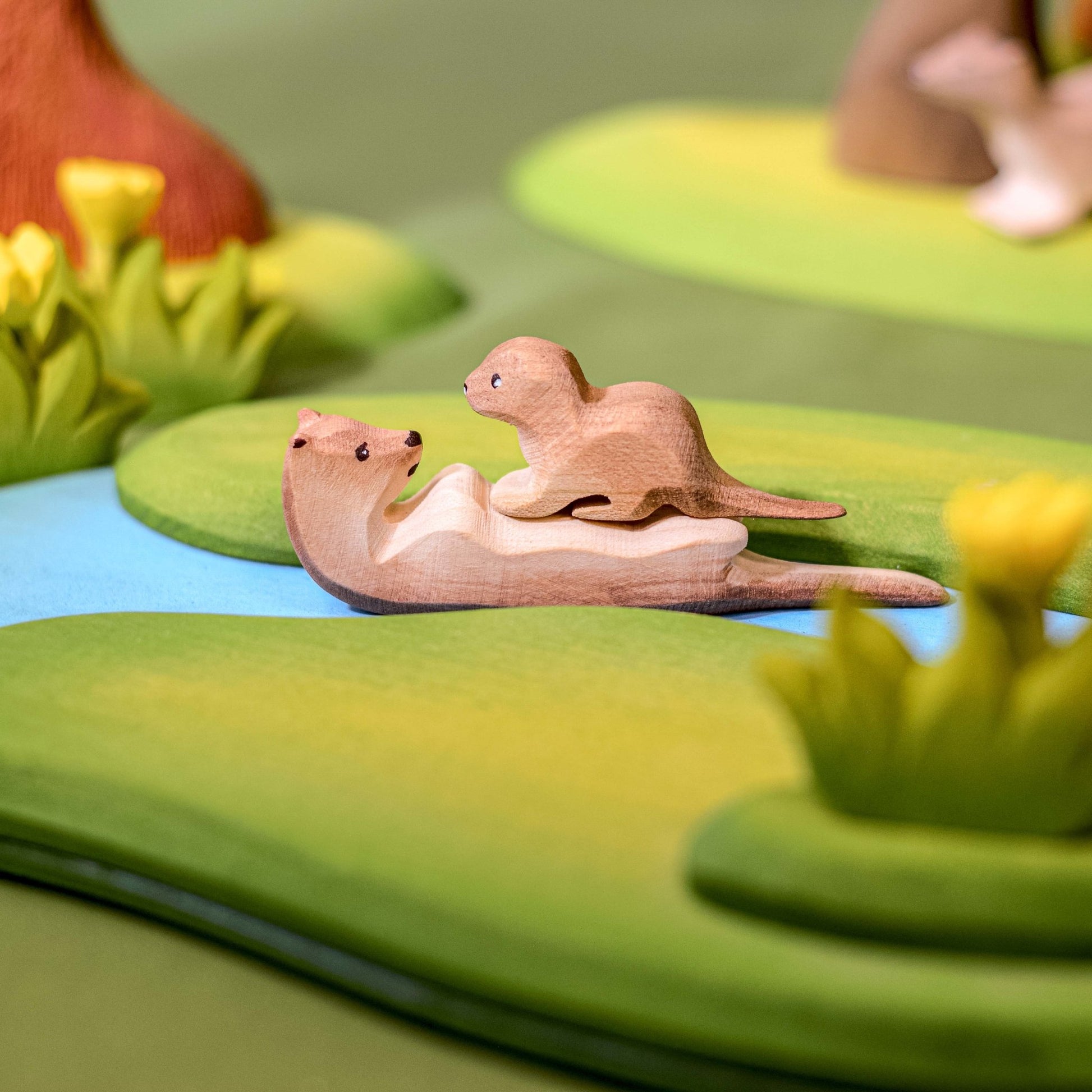Bumbu Toys - Otter familie set - Playlaan
