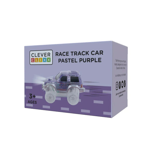Cleverclixx - Race Track Car Pastel - Paars - Playlaan
