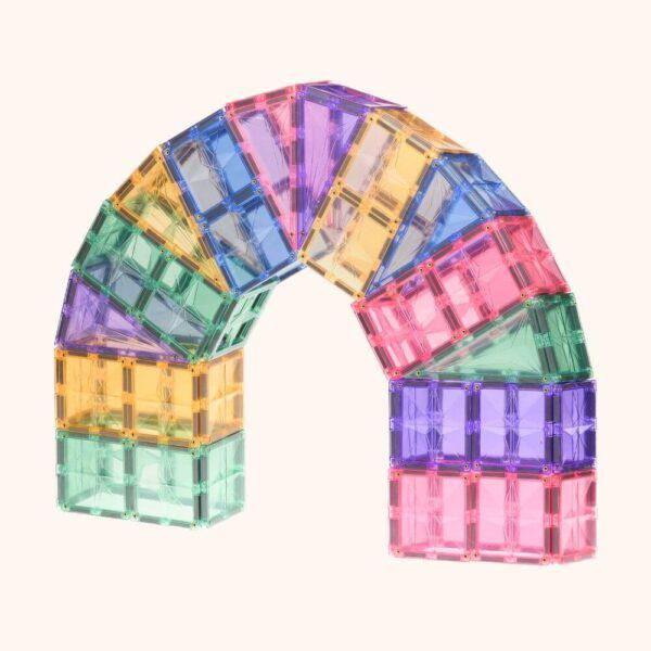 Coblo - Magnetische Constructie Tegels Pastel - Set van 100 - Playlaan