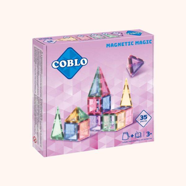 Coblo - Magnetische Tegels Pastel - Set van 35 - Playlaan