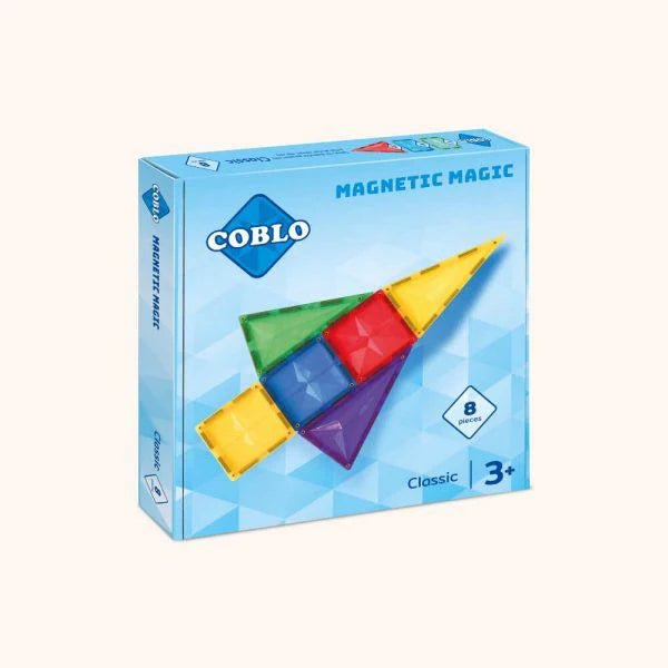 Coblo - Magnetische Tegels Regenboog - Set van 8 - Playlaan