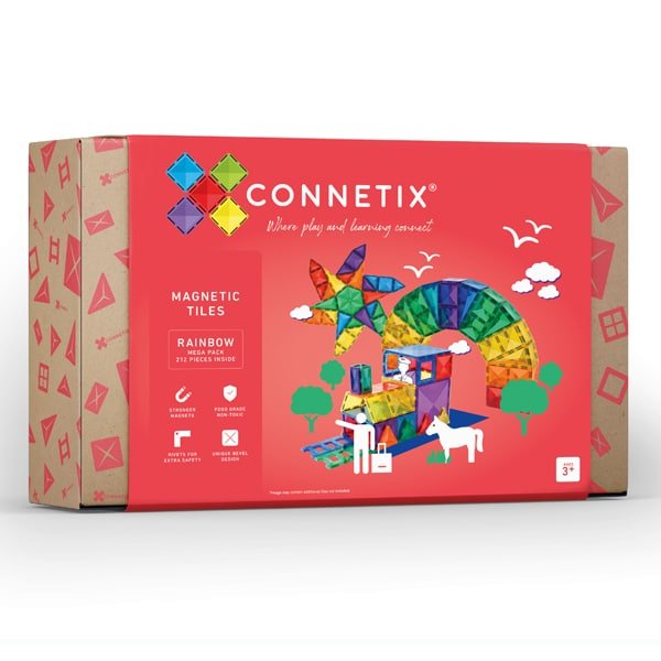 Connetix - Rainbow Magnetische Tegels Mega Pack set 212st - Playlaan