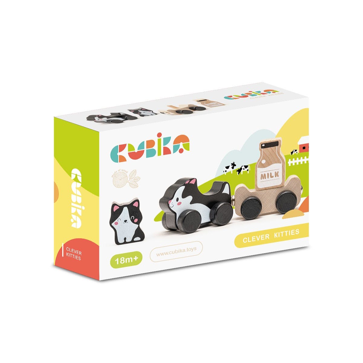 Cubika - Wooden toy "Clever Kitties" - Playlaan