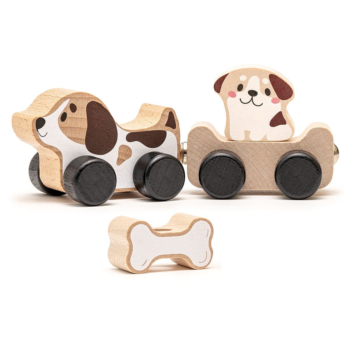 Cubika - Wooden toy "Clever Puppies" - Playlaan