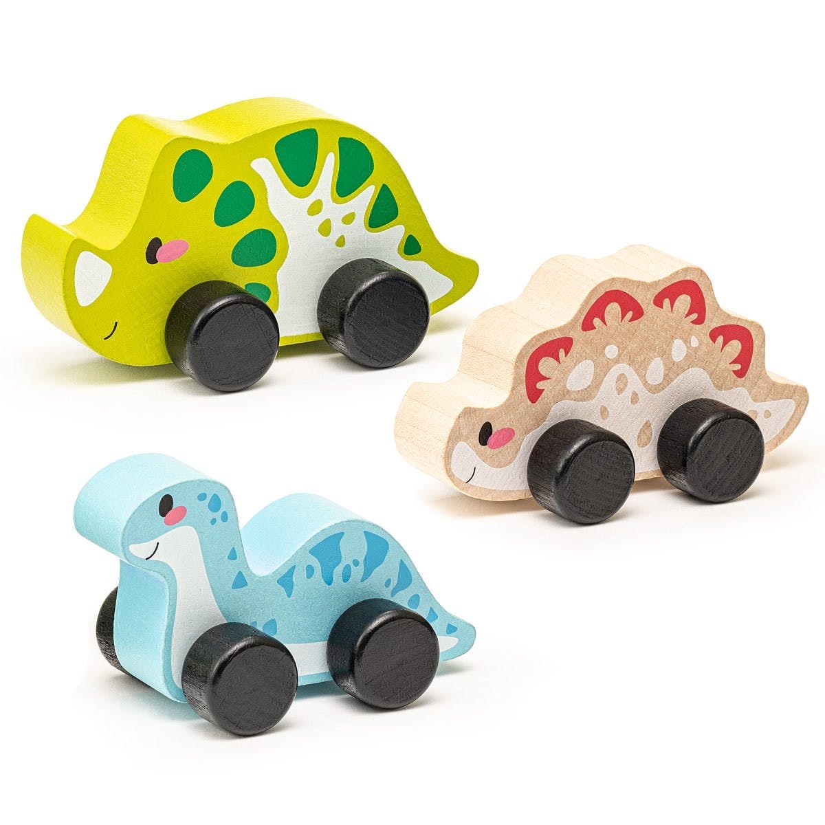 Cubika - Wooden toy set "Joyful dinos" - Playlaan