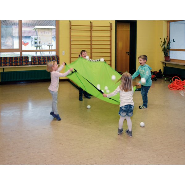 Eduplay - Parachute 185 cm grasgroen 8 handvatten - Playlaan