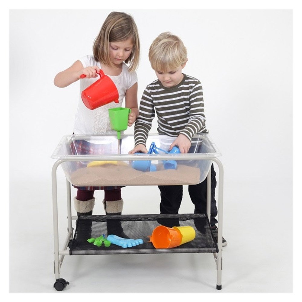 Edx Education - Clear Sand & Water Tray with Stand - Playlaan