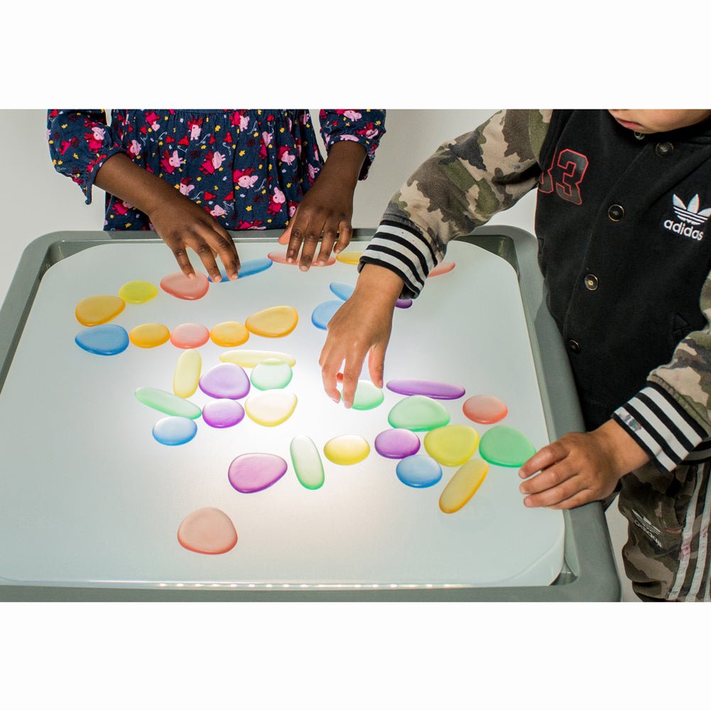 Edx Education - Translucent Junior Rainbow Pebbles - Playlaan