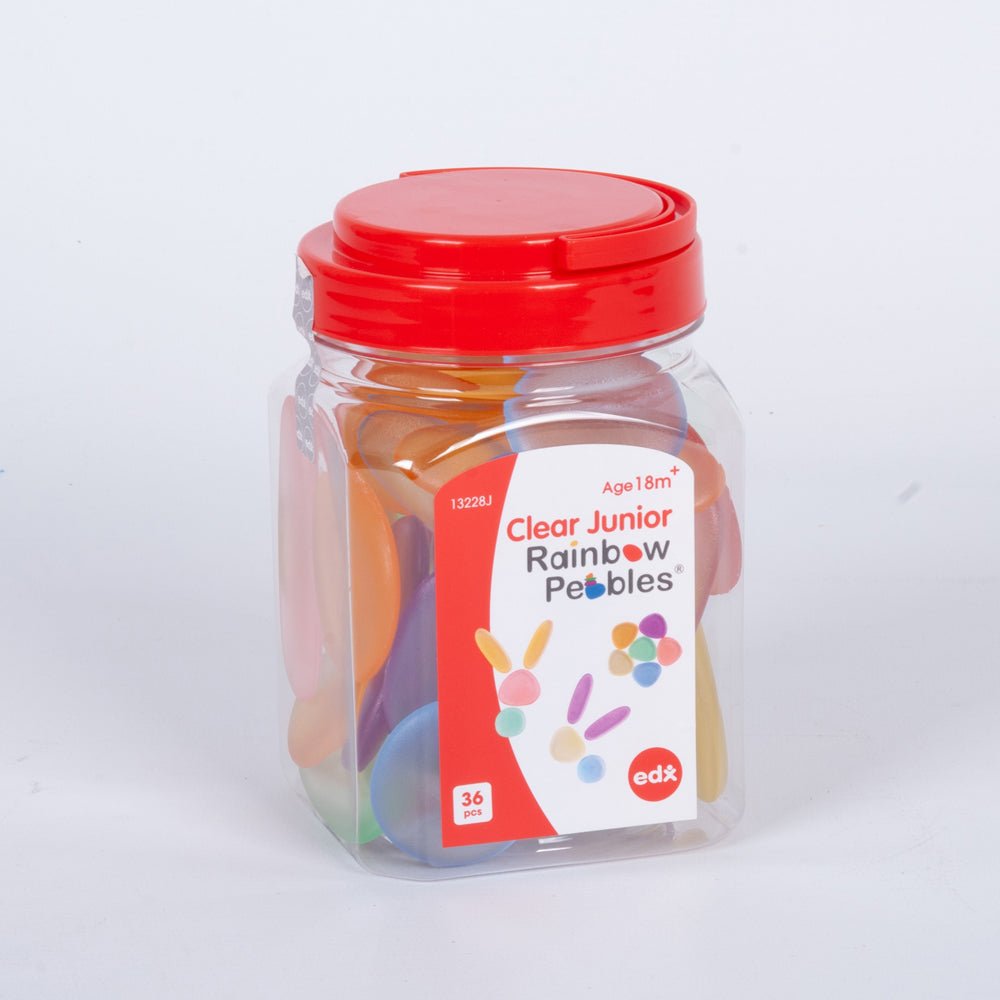 Edx Education - Translucent Junior Rainbow Pebbles - Playlaan