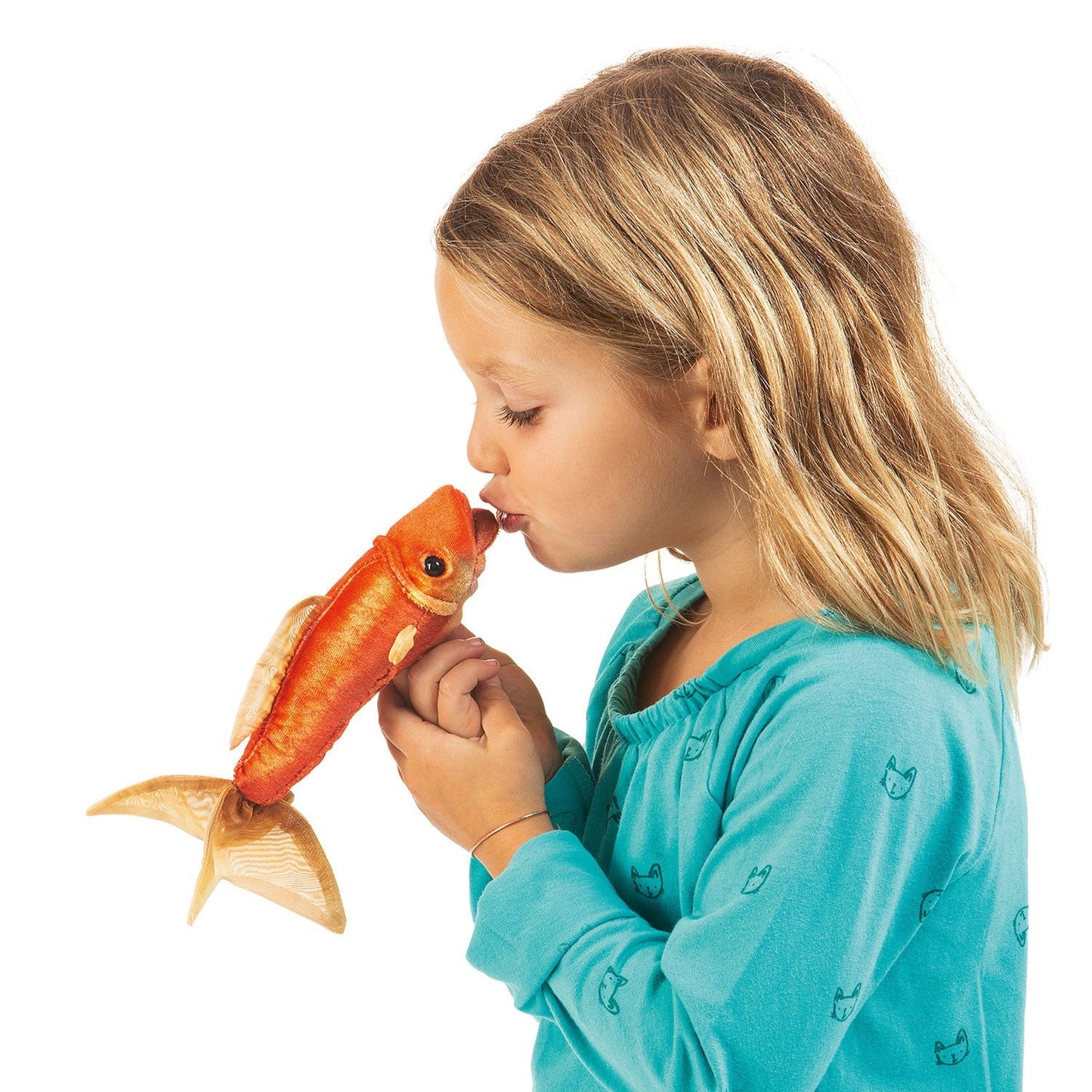 Folkmanis - Vinger poppetje - Mini Goldfish - Playlaan