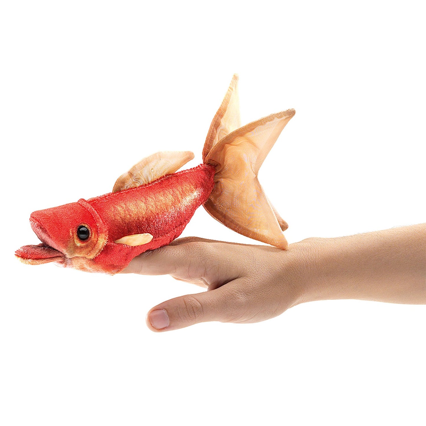 Folkmanis - Vinger poppetje - Mini Goldfish - Playlaan