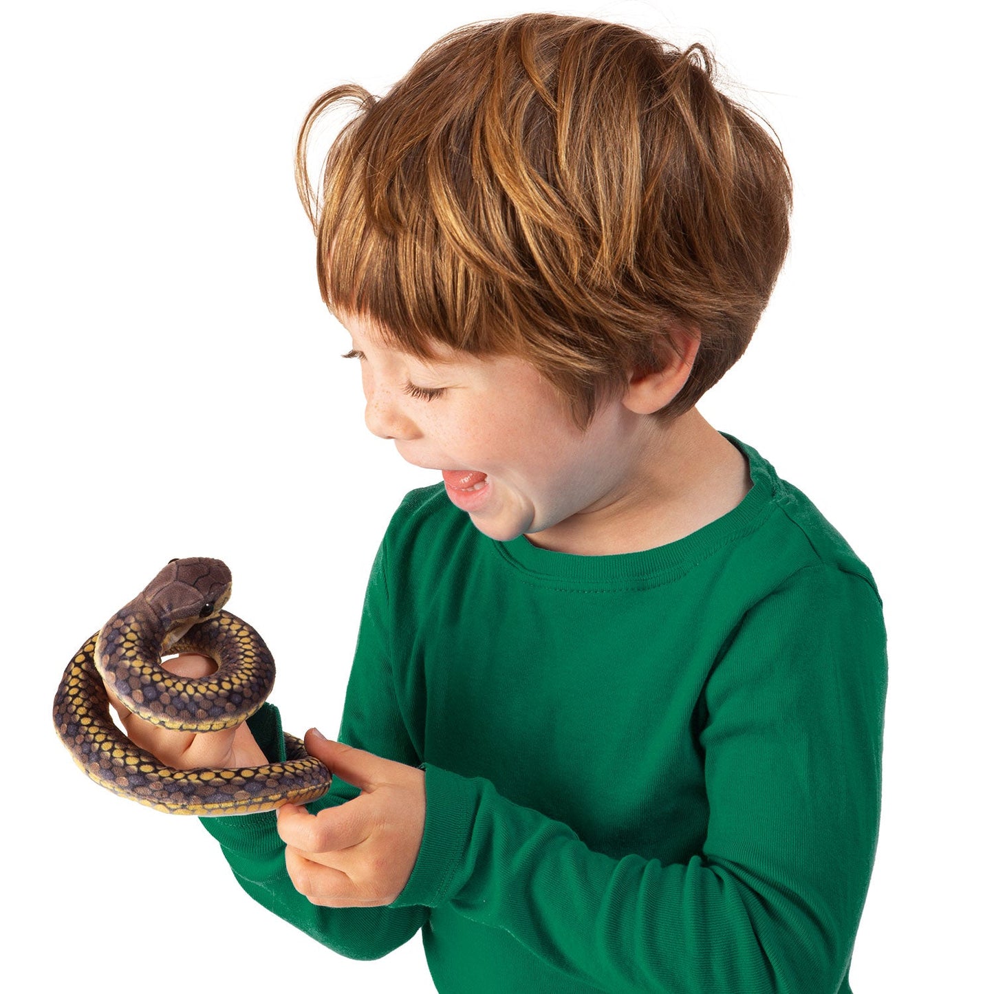 Folkmanis - Vinger poppetje - Mini Snake - Playlaan