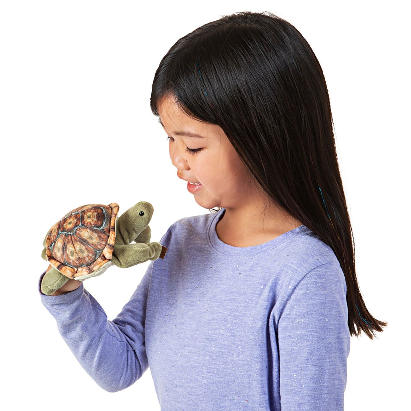 Folkmanis - Vinger poppetje - Mini Tortoise - Playlaan