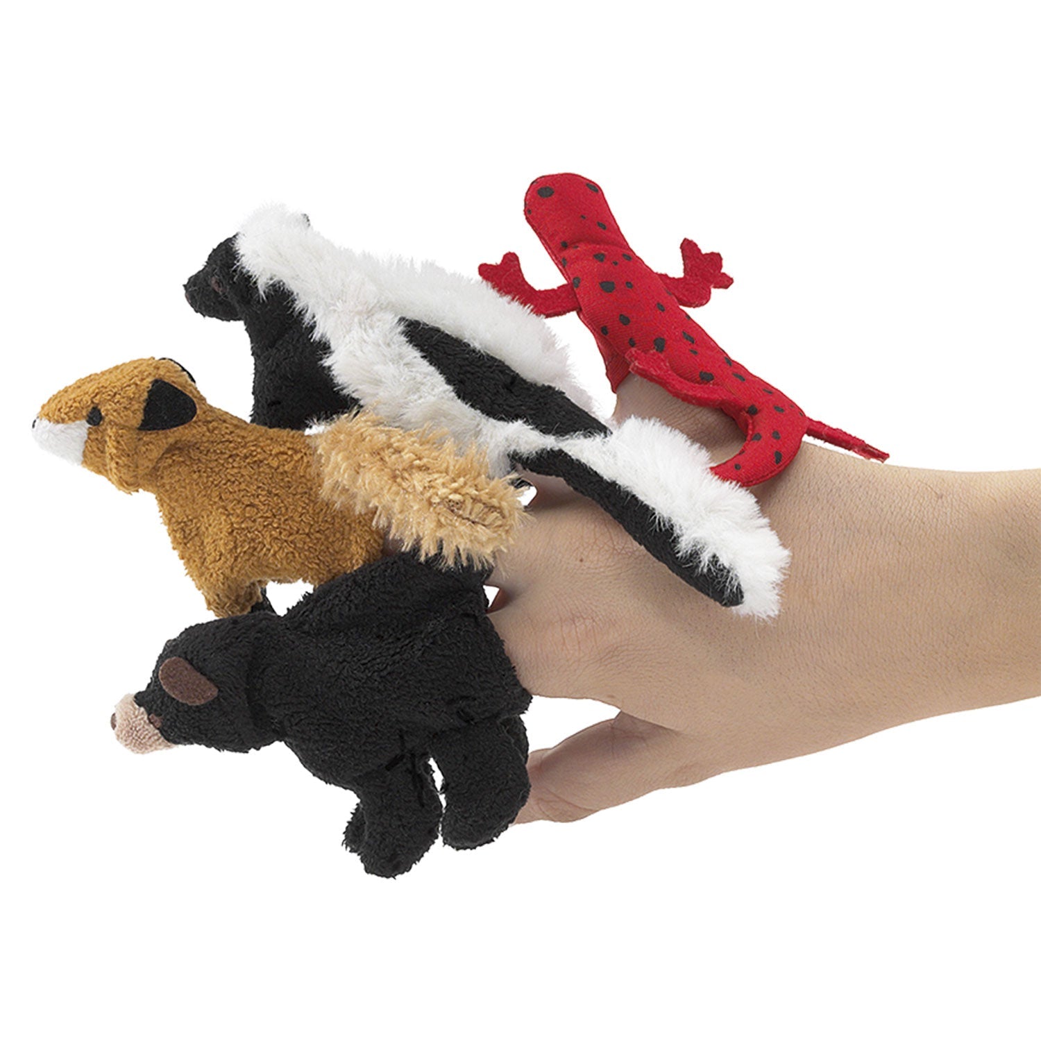 Folkmanis - Vinger poppetje set - Great Smoky Mtn Animal Set - Playlaan