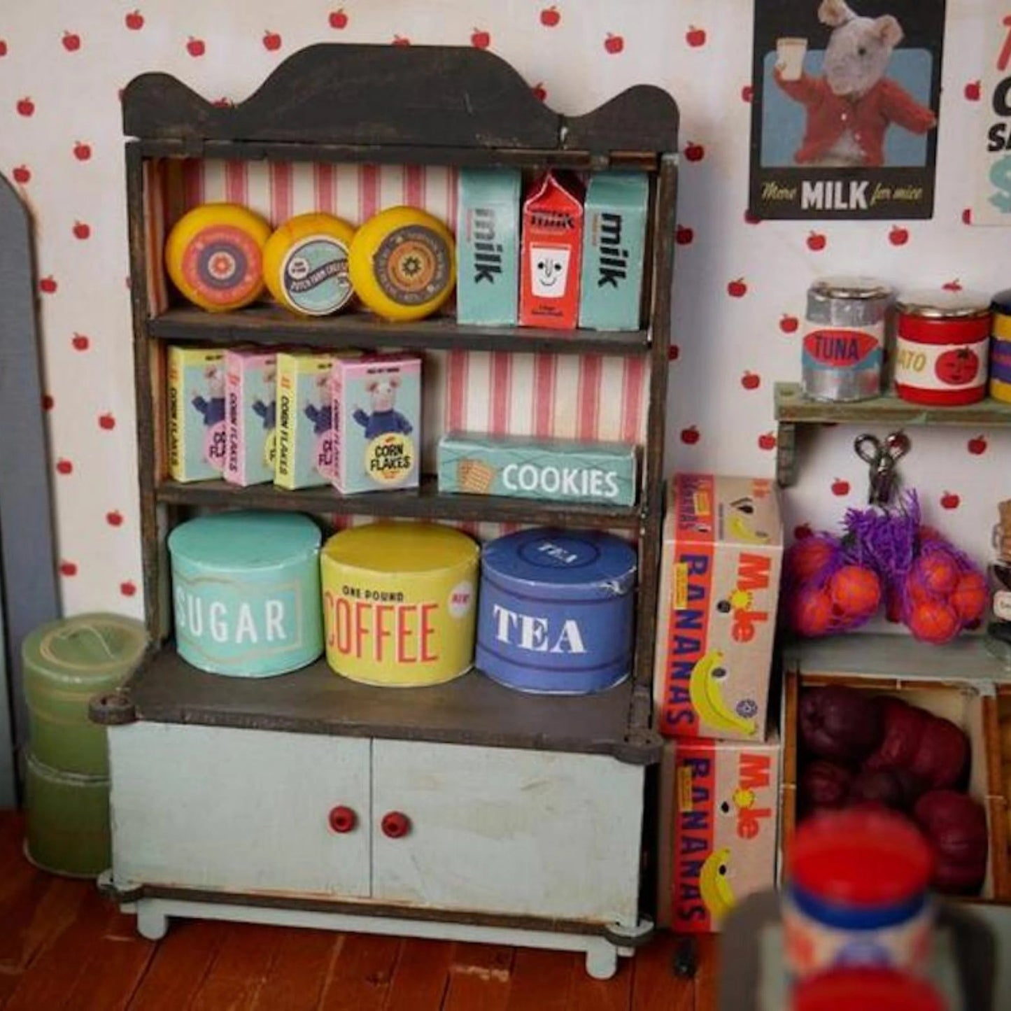 Het Muizenhuis - Kids Diy Dollhouse Die Cuts - Kitchen & Shop (Scale 1:12) - Playlaan