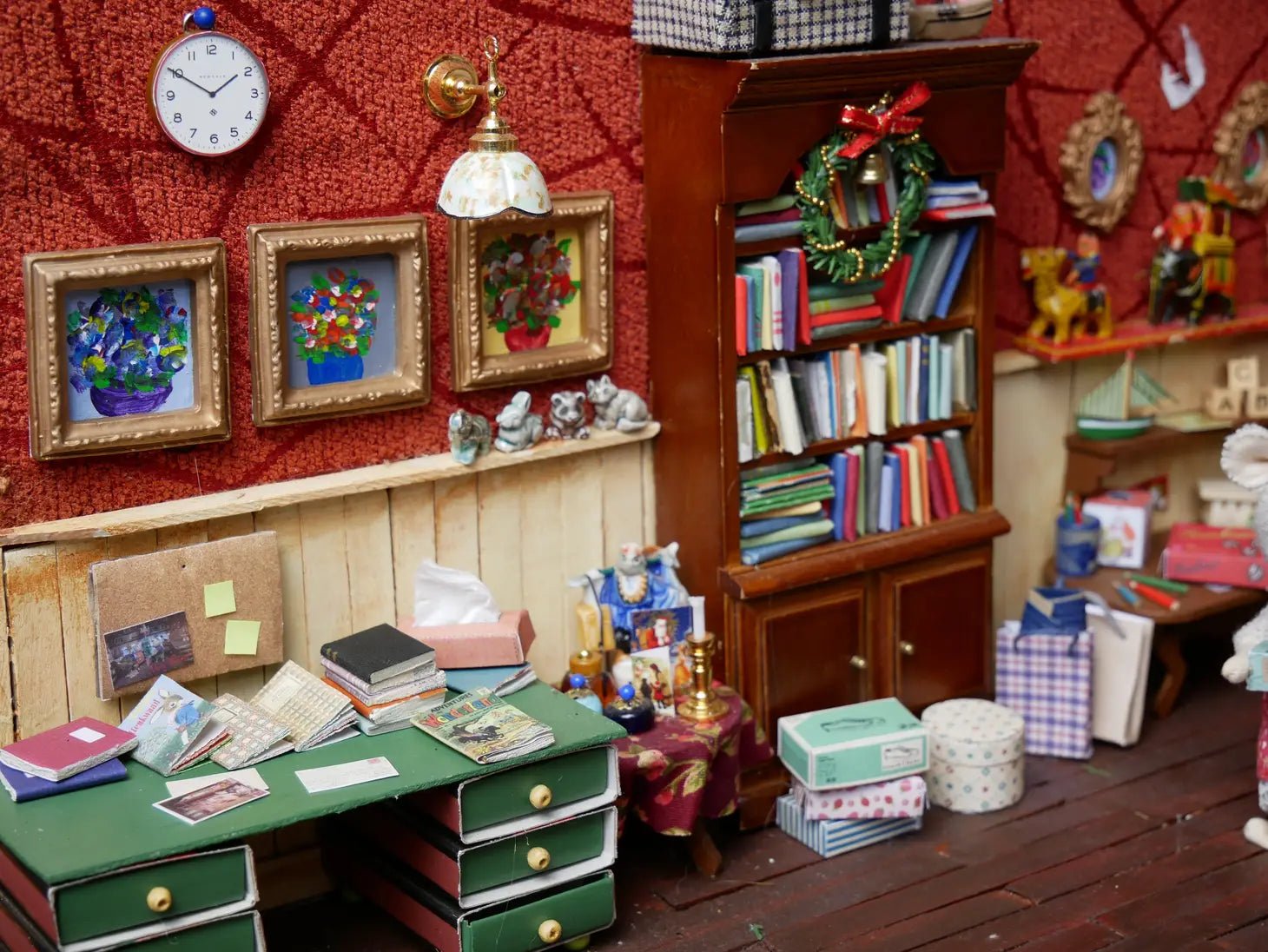 Het Muizenhuis - Kids Diy Dollhouse Die Cuts - Living & Bedroom (Scale 1:12) - Playlaan