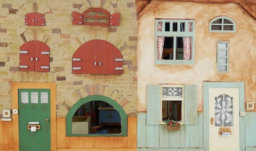 Het Muizenhuis - Kids Diy Dollhouse Furniture Kit - Doors&Windows (Scale 1:12) - Playlaan