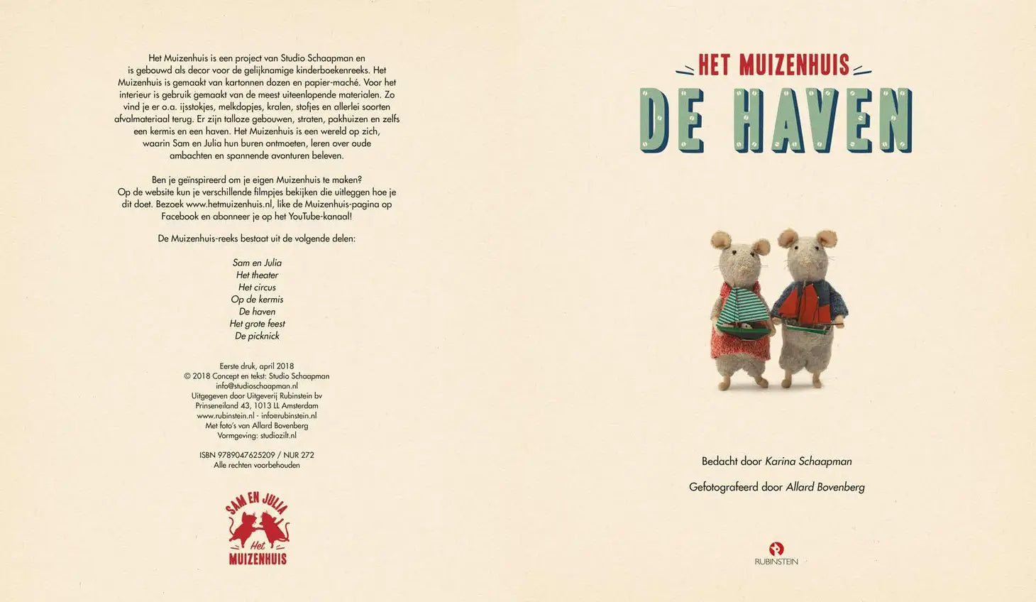 Het Muizenhuis - Kinderboek - De Haven (Nederlands) - Het Muizenhuis - Playlaan