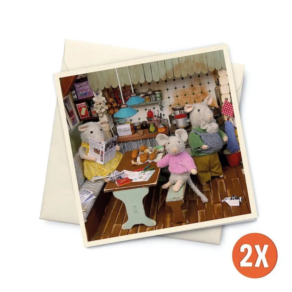 Het Muizenhuis - Postcard Set - Babies - The Mouse Mansion - Playlaan