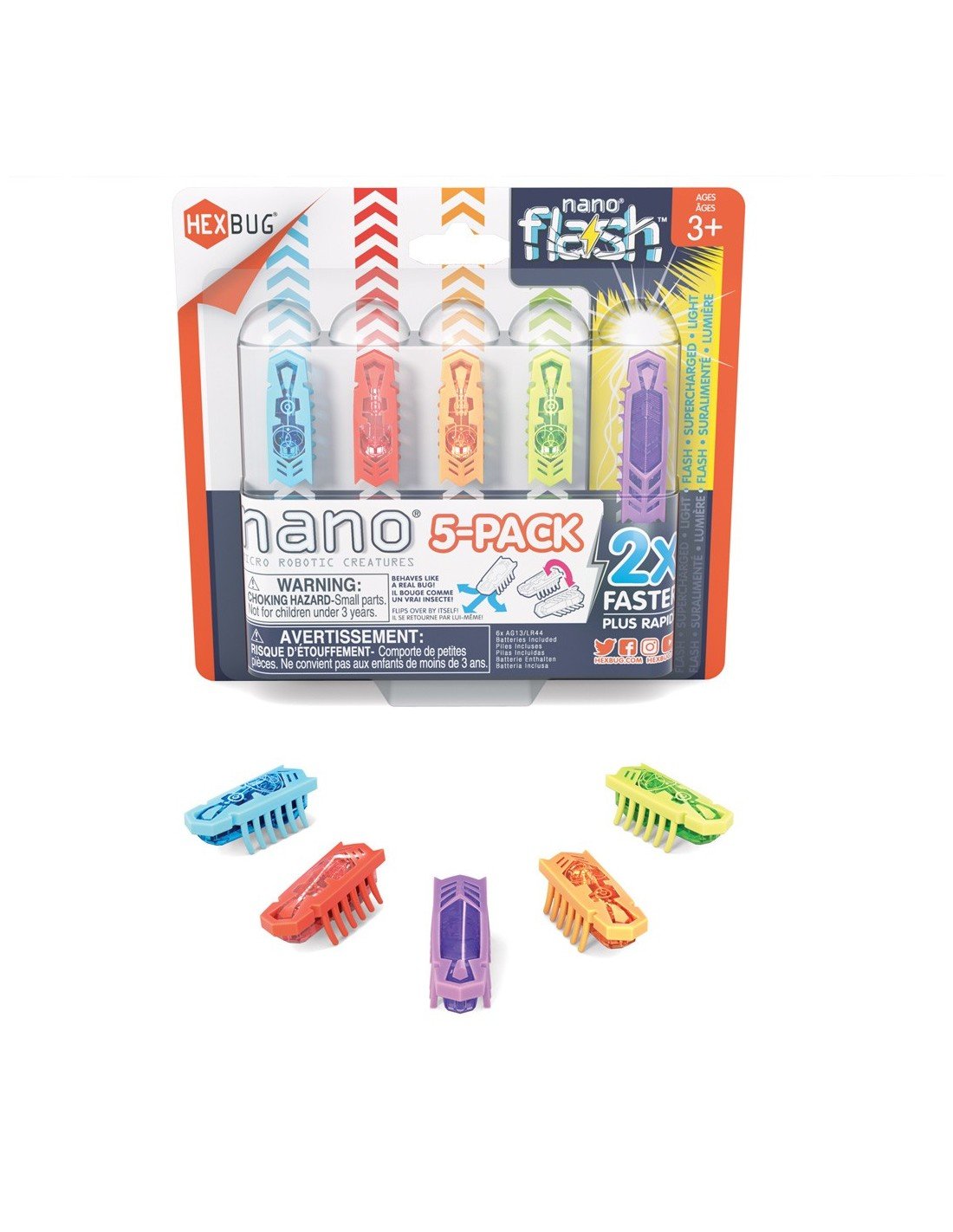 Hexbug - Hexbug Nano Flash 5-delig - Playlaan