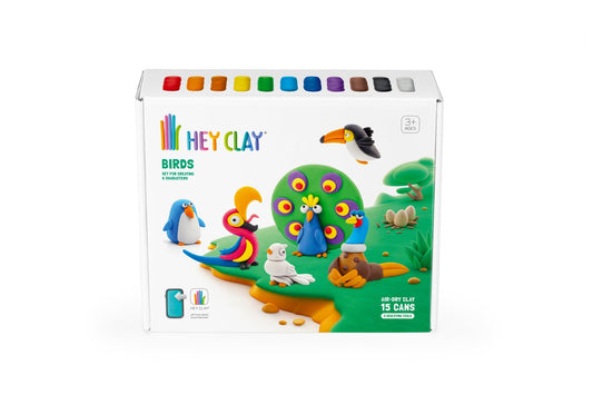 Hey Clay - Vogels Kit - 15 potjes - Playlaan