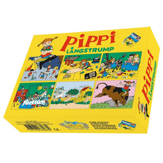 Hjelm Förlag - Pippi Langkous - Kubus puzzel - Playlaan
