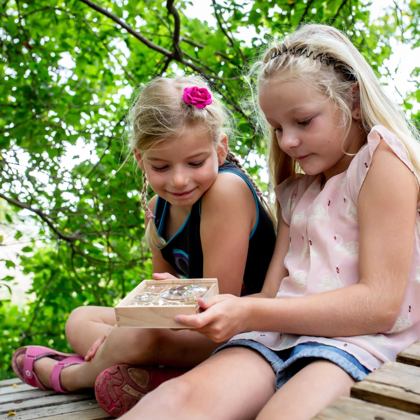 Huckleberry - Mijn Kleine Museum Ontdekdoos FSC Hout - Playlaan