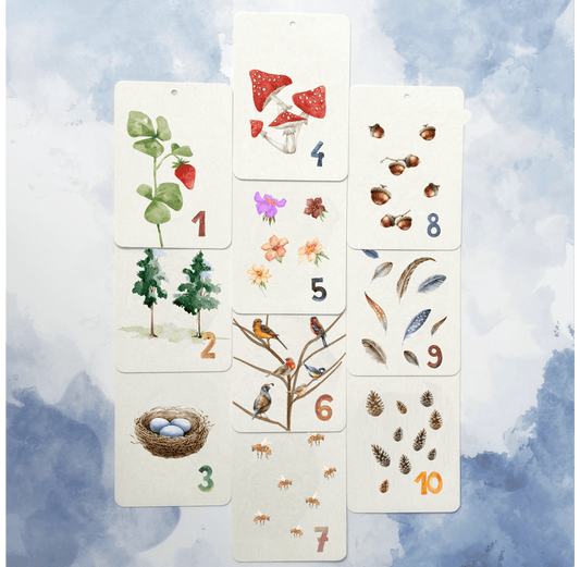In A Flashcard - Nature Counting Flashcard miniset - Playlaan