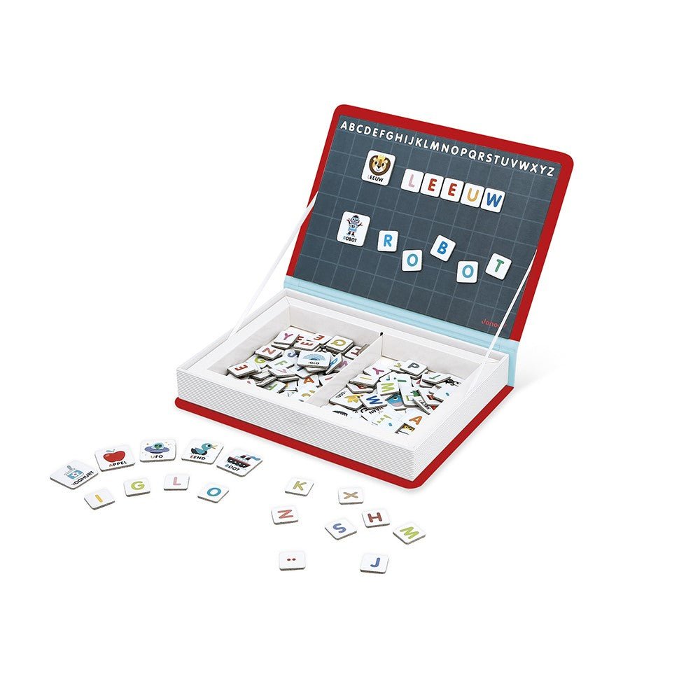 Janod - Magneetboek Alfabet Nederlandstalig - Playlaan