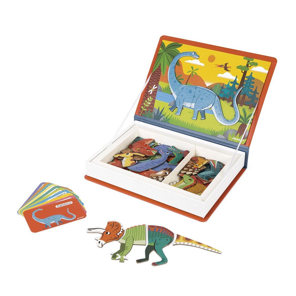 Janod - Magneetboek Dinosaurus - Playlaan