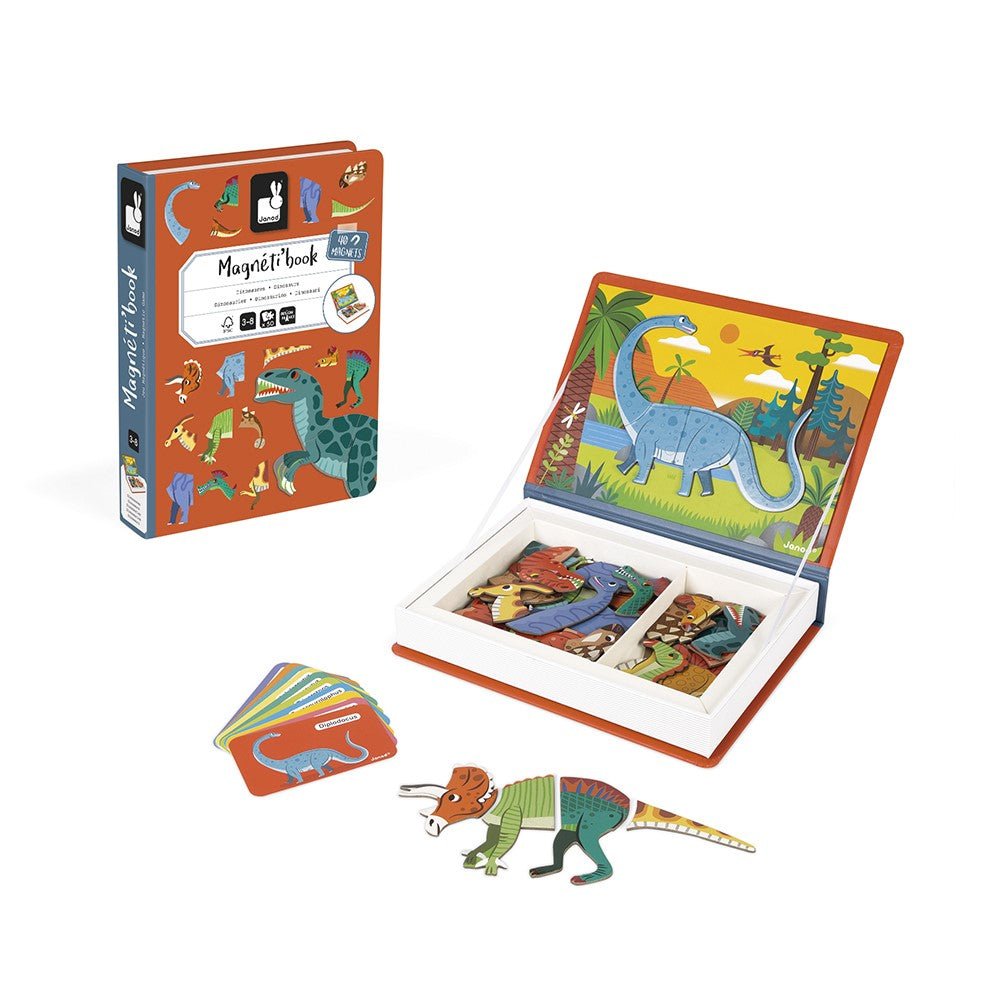 Janod - Magneetboek Dinosaurus - Playlaan