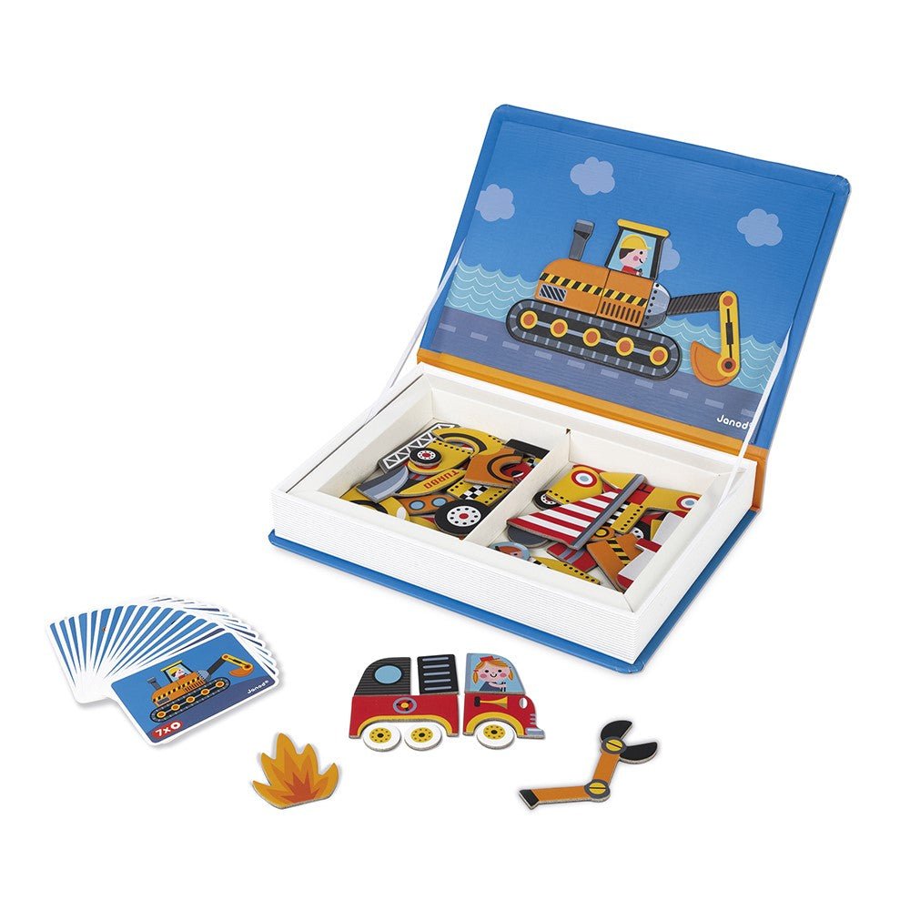 Janod - Magneetboek Racers - Playlaan