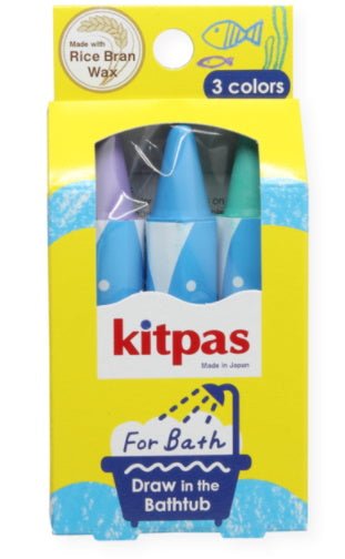 Kitpas - Badkrijt 3-delig set 1 green, blue, violet - Playlaan