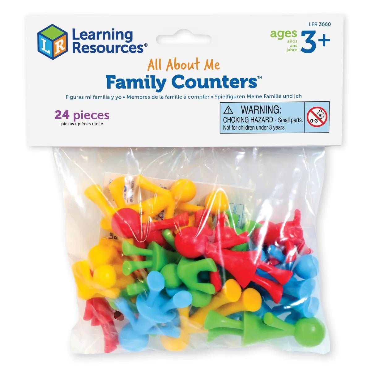 Learning Resources - Family Counters Sorteerspel Smart Pack set van 24 - Playlaan