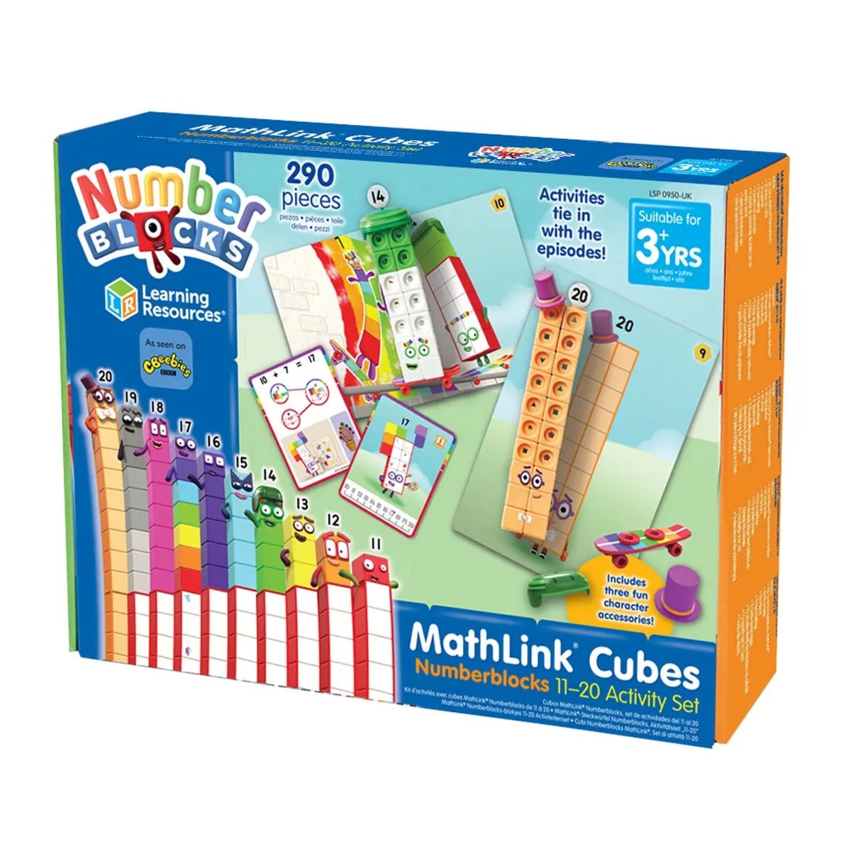 Learning Resources - Mathlink Cubes Numberblocks 11-20 - Playlaan