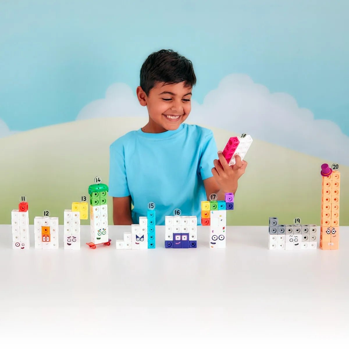 Learning Resources - Mathlink Cubes Numberblocks 11-20 - Playlaan