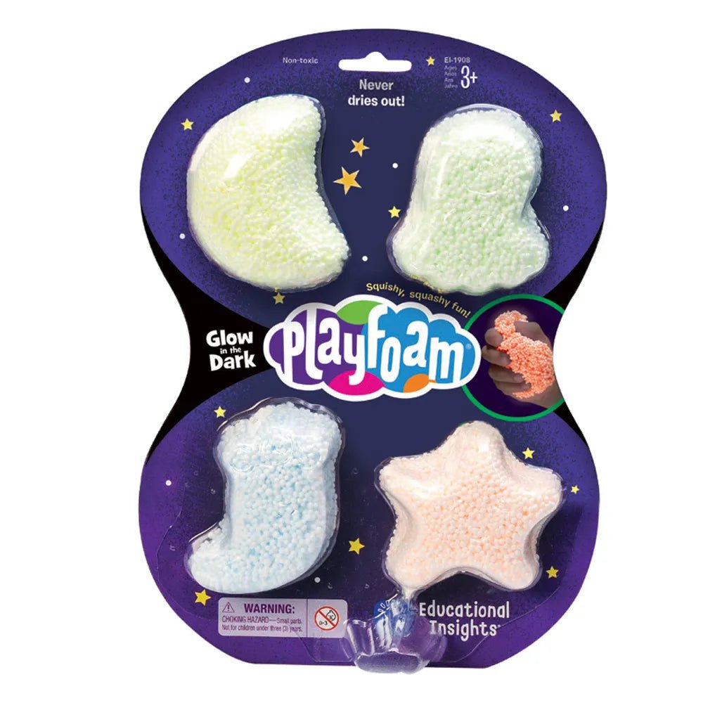 Learning Resources - Playfoam Glow in the dark - Set van 4 - Playlaan