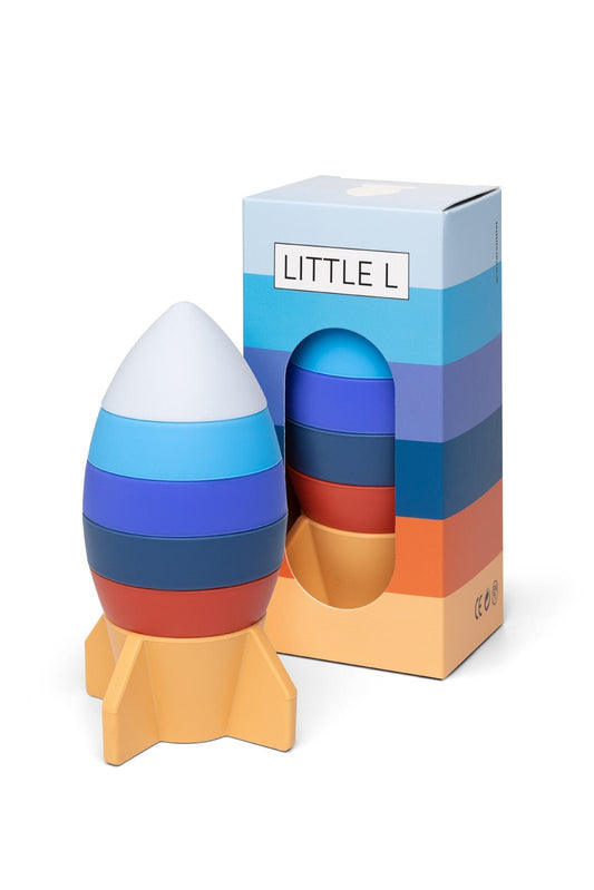 Little L Soft Toys - Spaceship Blues and Oranges - Playlaan